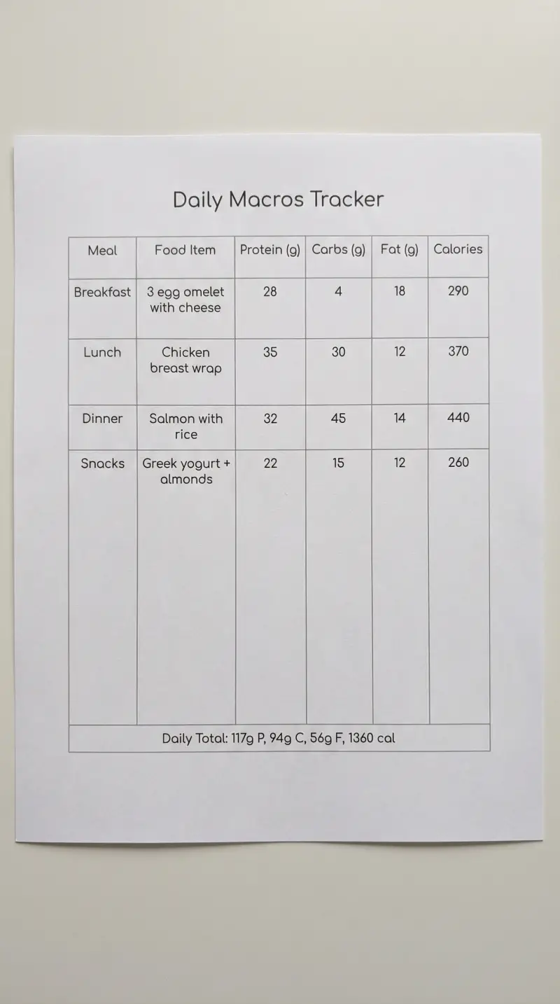 Preview of Macros Tracker
